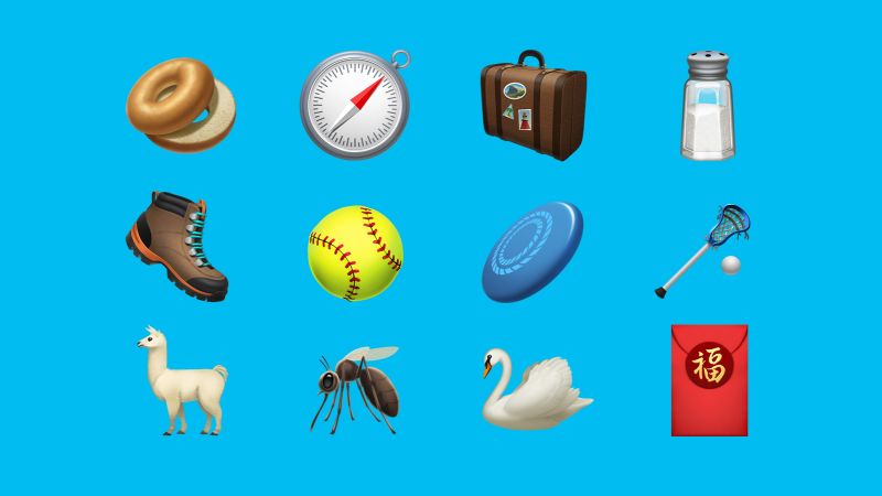 A llama, bagel and frisbee: Apple’s new iOS 12.1 emoji