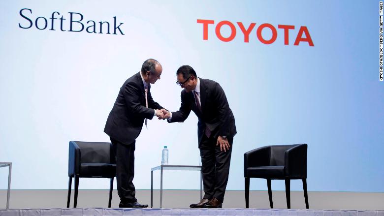 SoftBank and Toyota want driverless autos to adjust the earth