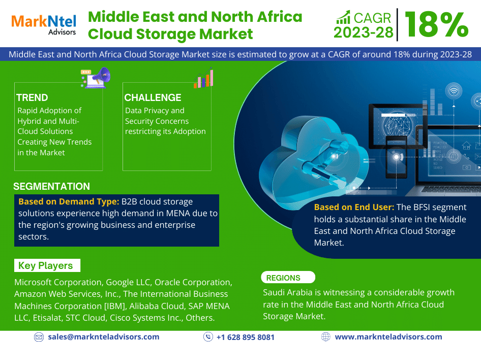 Middle East and North Africa Cloud Storage Market Trends, Share ...